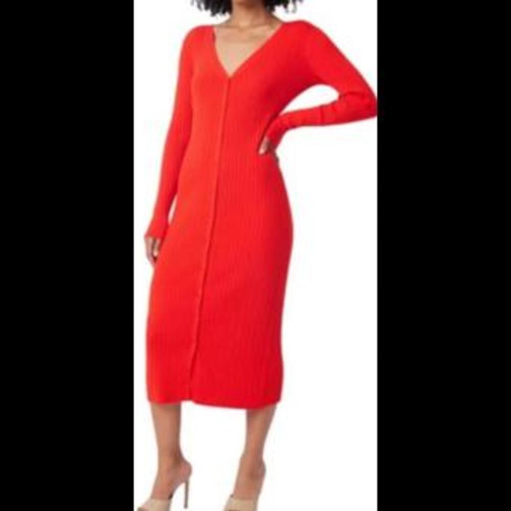 (29)NWT  BY CIARA LONG SLEEVES SWEATER DRESS, L
